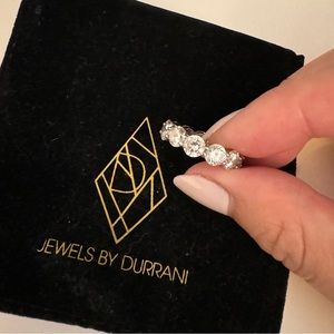 EUC JEWELS BY DURRANI Kylie CZ Ring 5 Sterling Silver